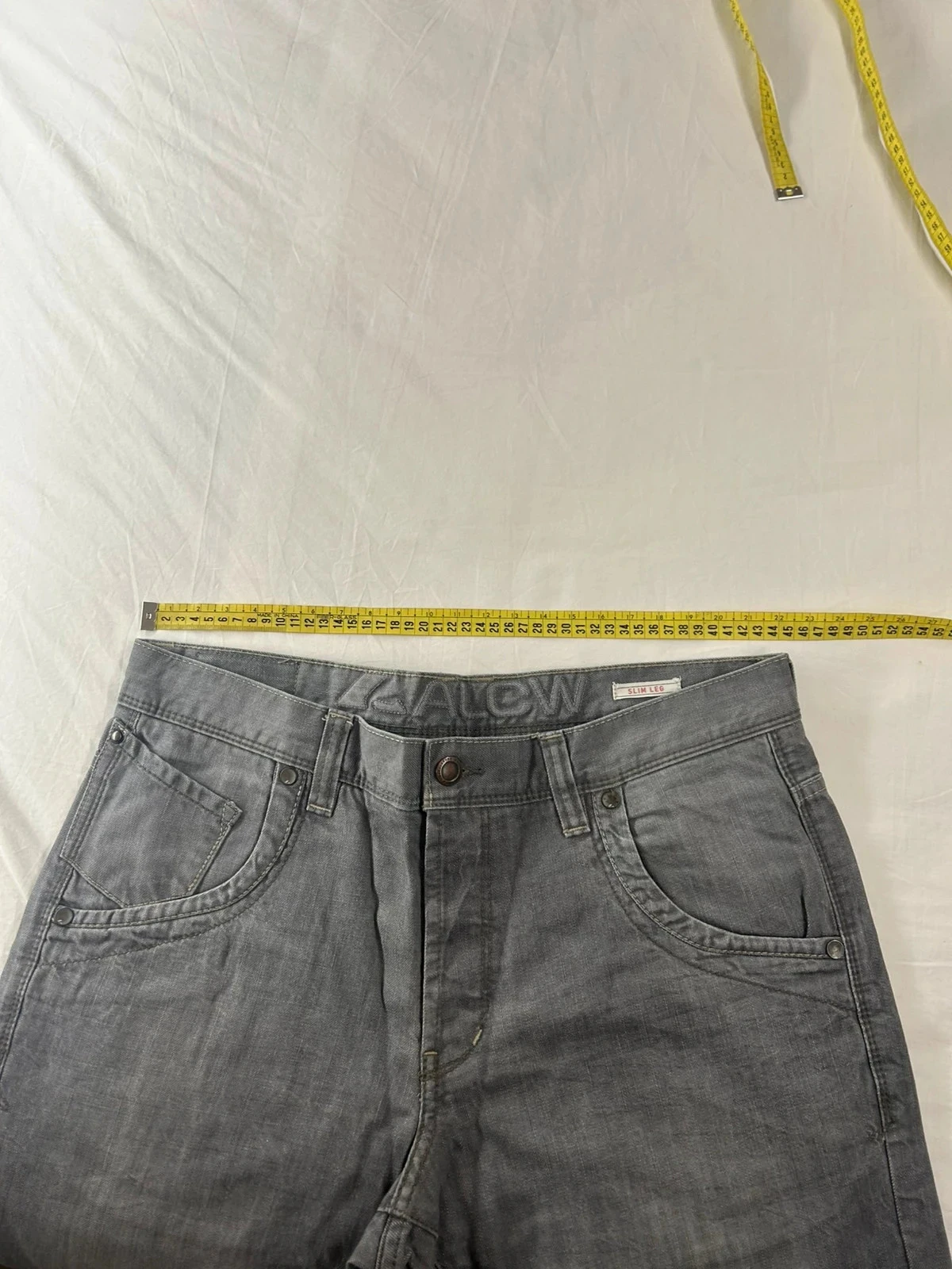 Calça jeans cinza reta Angelo Litrico w38 l34 – photo 7